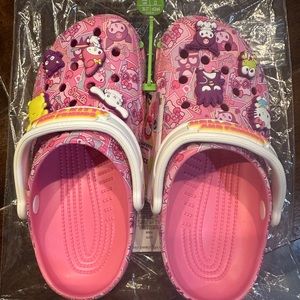 Hello Kitty Crocs size 6 SOLD